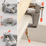 3.5" Mini Bench Vise Aluminum Jewelry Hobby Clamps Drill Press Table Vice DIY Craft Hand Fixed Repair Tools
