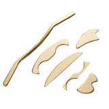 6Pcs/Set Chinese Guasha Massage Gua Sha Scraping Pure Copper Massager Relaxation Board Scraper SPA Board Health Care Body Face