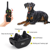 500Yards Dog training collar Rechargeable IP67 Electric Shock Vibration beep and LED with Blind Operation for dogs accessories