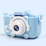 Dual Lens Plastic 2 Inch HD Screen Toy Photography Birthday Gift Children Camera Digital Mini USB Charging With Protective Case