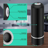 Portable Vacuum Sealer, Handheld Automatic Vacuum Food Sealer Wireless Mini Food Vacuum Sealer For Preservation