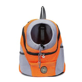 Dog Carrier Bag Outdoor Pet Carrier for dogs Nylon Double Shoulder Portable Travel Backpack Mesh Backpack Head Cat Carrier Bag