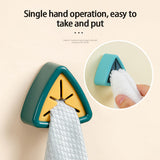 Punch-free Towel Plug Holder Bathroom Storage hanger Towels Storage Wash Cloth Clip Bathroom Kitchen Accessories Tool