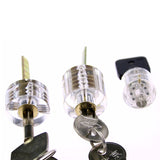 9pcs/set Transparent Lock Combination Cutaway Practice Locks For Locksmith Training Super Lock Pick Tool Set