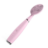 Sonic Facial Cleansing Brush Vibration Mini Face Cleaner Silicone Deep Pore Cleaning Electric Waterproof Massage