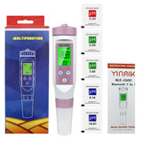 Blue Tooth 7 in 1 PH Meter PH/EC/TDS/ORP/SALT/S.G/TEMP Online Monitor APP Intelligent for Drinking Aquarium test Water Tool