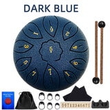 6 Inch 11 Tones C Key Steel Tongue Drum Tamborine Mini Snare Drum Set  Percussion Instruments Musicales Profesional Yoga Gifts