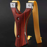 Portable Slingshot Resin Alloy Catapult Used Flat Rubber Band Outdoor Hunting Sports Multiple Competition Toy Accessories