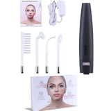 Portable High Frequency Face Massager Acne Wrinkles Remover Massageador Facial Hair Massager Skin Care Device With LED Display