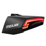 MEILAN X5 Bike Brake Light Flash Tail Light Rear Turn Bicycle Wireless Remote Control Turning Cycling Laser Safety Line Lights