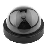 Black Plastic Smart Indoor/Outdoor Dummy Home Dome Fake CCTV Security Camera with Flashing Red LED Light CA-05 Dropshipping