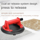 200mm Diameter Vacuum Suction Cup 100kg Bearing Capacity Heavy Duty Vacuum Ceramic Tile Lifter for Granite Glass Lifting Tool