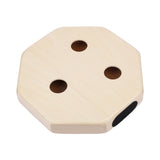 GECKO SD6 Cajon Hand Drum Black Wood Cajon Drum High Bongo Percussion Instrument with Carrying Bag Portable for Travel Camping