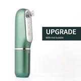 3-IN-1 Heating Microbubble Blackhead Remover Hot Nano Bubble Open Pore Water Cycle Vacuum Suction Deep Cleaning Face T Zone Nose