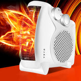 Vertical Electric Heater Household Small Convenient Quick Heating Desktop Electric Heater(EU Plug)