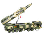 WW2 Military Series World War II Army DF-26 Medium-Range Ballistic Missile Vehicle MOC Building Blocks Bricks Toys Gifts