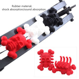 Composite Pulley Bow Skull Shock Absorber Bow Piece Shock Absorber Silencer Rubber Bow And Arrow Archery Shooting Accessories