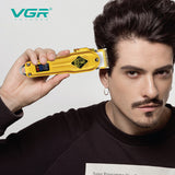 Professional full metal hair clipper electric hair trimmer for men rechargeable hair cutting machine adjustable hair cut