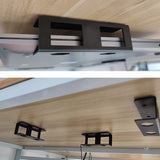 Under Desk Laptop Holder Mount with Screw,Under Desk Laptop Mount Bracket,Add On Under Table Laptop/Keyboard Storage
