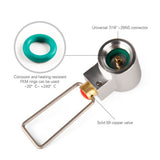 Outdoor Camping Stove Refill Adapter Flat Gas Adapter Valve Canister Gas Convertor Shifter Cylinder Refill Adapter