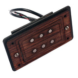 Cigar Box Guitar  3 String Humbucker Pickup with Rosewood Frame Cigar Box Guitar Humbucker Wood Pickup