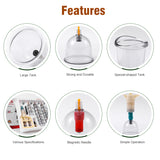 32 Cans Cups Chinese Vacuum Cupping Cup Set Pull Out Vacuum Apparatus Therapy Body Relax Massager Curve Suction Pump Health Care
