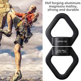 Climbing Swivel Aluminum Alloy Triangular Rotational Device Spinner 30KN 360 Degree Rope Swivel Connector for Hammock