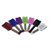 Hairdressing Comb Curved Boar Bristles Smooth Hair Curling Comb Styling Comb Straight Hair Massage Comb