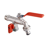 Watering Sealing Adapter Household Brass Double Outlet Tap 90 Degree Accessories Connection Hose Nozzle For Garden Irrigation