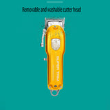 Metal housing Cordless Professional Hair Clipper Taper Lever Hair Cutting Machine Hair Trimmer For Men Electric Haircut Barber