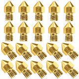 10/20pcs 3d Printer Accessories Nozzle Accessory Mk8 0.4mm For Cr-10 For Ender 3 For Anet A8 Perfectly Circular And Thread Size