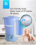 220V Mini Electric Clothes Washing Machine Portable Multifunctional Socks Clothes Washing Machine Semi-automatic With 2 Buckets