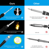 Soldering Iron  Pyrography Wood cautery tool Embossing Burning Set 30 in1 Welding Kit Adjustable Temperature Electric Soldering