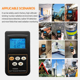 Radiation Tester Digital Backlight Dose Alarm X/γ/Hard β Ray Detecting Current&amp;Cumulative DER Display Geiger Counter Dosimeter