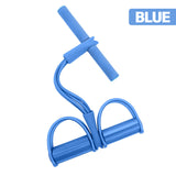 4 Tube Tension Trainer Elastic Rope Leg Tension Rope  Tension Resistance Yoga Sit-up Aids Good Helper For Body Shaping