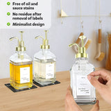 Oil Dispenser Bottle Coffee Syrup Dispenser Oil and Vinegar Cruet Bottle