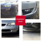 2.5M Universal Car Front Rear Side Bumper Lip Splitter Rubber Protector Body Spoiler Valance Chin Rubber Car Bumper Lip