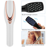 Laser Hair Growth Brush Comb Infrared Electric Massage Anti Hair Loss Phototherapy Scalp Massager Hair Comb USB Rechargeable