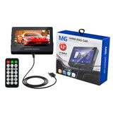 Bluetooth 5.0 Car MP5 Player FM Transmitter Support TF U disk music player with Remote Controller Multi Media Player