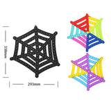 Large Spider Web Push Bubble Rainbow Rebirth Toy Sensory Squeeze Toy Fidget Toys Halloween Christmas Kids Gift Freeshipping