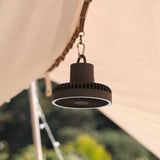 Outdoor Tripod Fan USB Rechargeable Camping Desk Fan Portable Ceiling Fan with 3 Speeds Adjustable for Home Office Camping