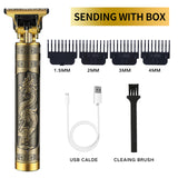 HOODAKANG Hair Trimmer Baldheaded Hair Clipper Electric Cordless Shaver Barber Precision Finishing Hair Cutter Beard Shaving Mac