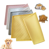 Silicone Mat Pet Dog Cat Clacemat Food For Puppy Bowl Pad Dogs and Cats Waterproof Feeding Mats Non-slip Pet Excrement Pads