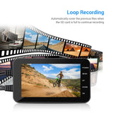 MT0003 WIFI Motorcycle DVR Dashcam 4.0" Front Rear View Dual Camera 1080P HD G-sensor Motorbike Driving motorcycle black box