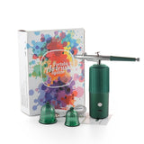 Mini Airbrush Kit With Compressor Multi-Function Art Painting Nano Spray Gun Nail Airbrush Cake Decorating Makeup Tattoo Sprayer