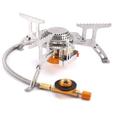 Outdoor windproof stove, portable camping stove, picnic stove, outdoor equipment, split gas stove, high mountain fire