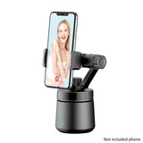 360 Degree Rotate Portable Smartphone Mount Holder Vlog Shooting Multifunction Smart Selfie Stick Easy Install Auto Face Desktop