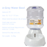 Pet Supplies 3.8L Large Capacity Pet Dog Cat Automatic Feeder Detachable Bowl Water Dispenser Food Feeding Device For Cat Dog