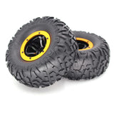 4PCS Remote Control Car Rubber Tires 2.2 In Iatable Wheel Rim Tyre Mini Tire Set RC Car Accessories For TRX4 SCX10 D90 90046