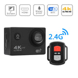 Ultra HD 4K Action Camera WiFi 12MP 2 Inch 30M Go Waterproof Pro 170D Helmet Bicycle Video Recording Camera Sports Cam